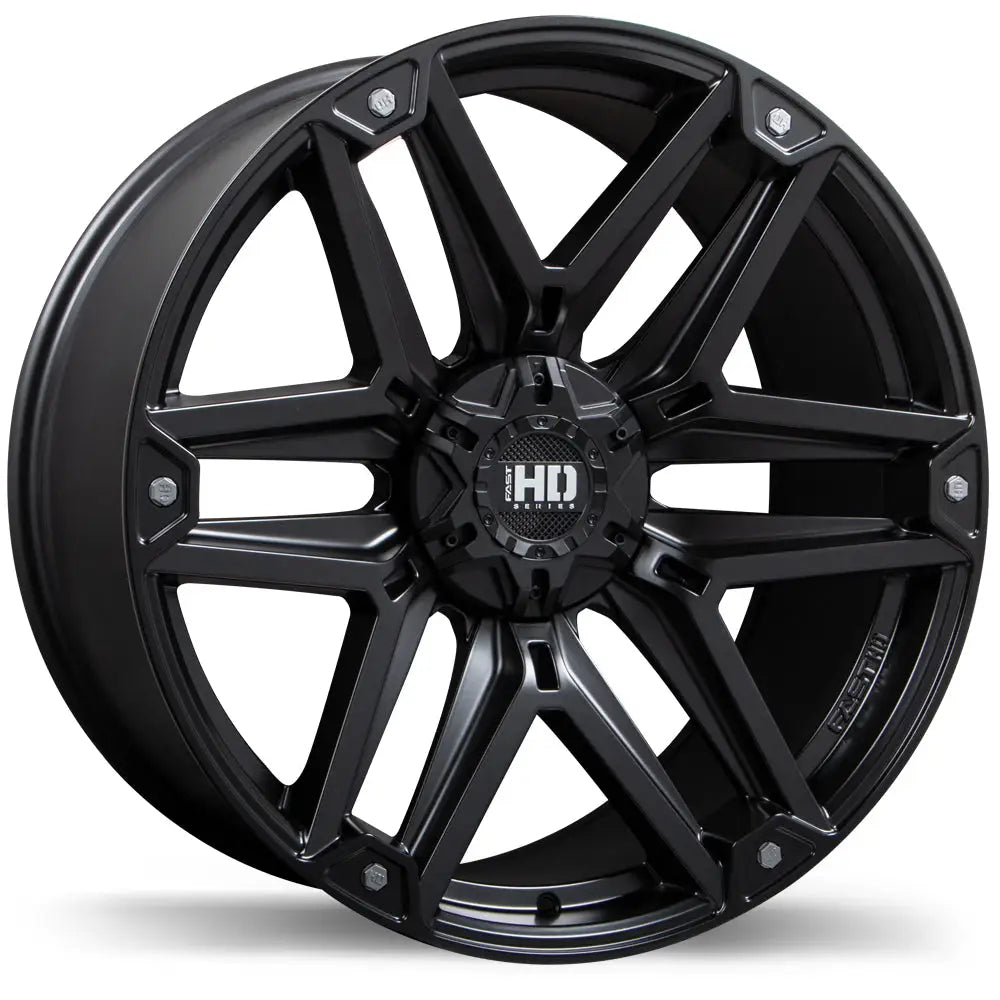 Fast HD RECON 20x9.0 5x139.7mm ET23 CB78.0mm Satin Black