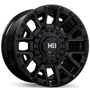 Fast HD Knuckles 18x9.0 8x170mm ET0 CB125.0mm Gloss Black