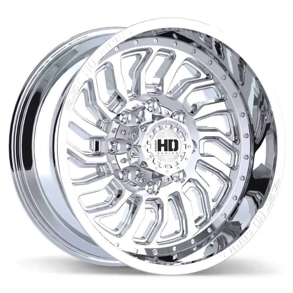 Fast HD D-STRUCT 20x10.0 8x165.1mm ET-15 CB125.1mm Chrome