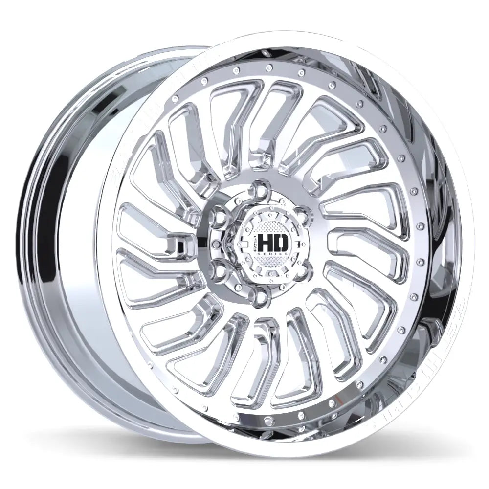 Fast HD D-STRUCT 20x10.0 6x139.7mm ET-15 CB78.0mm Chrome