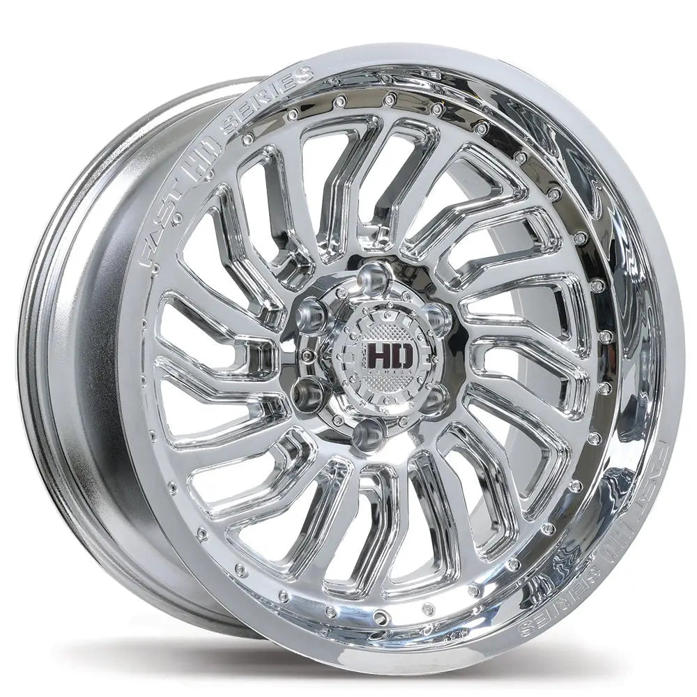 Fast HD D-STRUCT 20x10.0 6x139.7mm ET-15 CB84.2mm Chrome