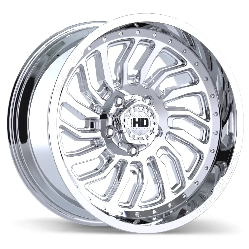 Fast HD D-STRUCT 20x10.0 5x139.7mm ET-15 CB77.8mm Chrome