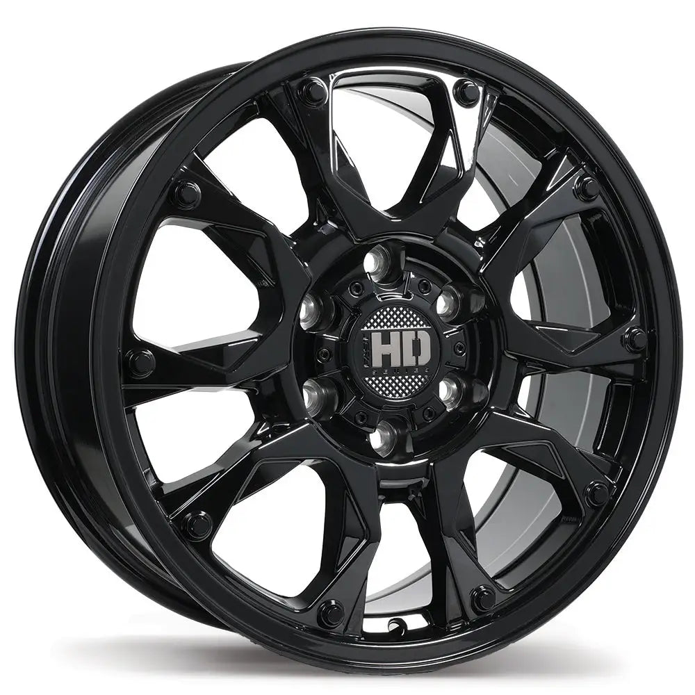 Fast HD Tactical 17x8.0 6x139.7mm ET24 CB95.1mm Gloss Black