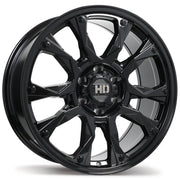 Fast HD Tactical 20x9.0 6x139.7mm ET28 CB106.1mm Gloss Black
