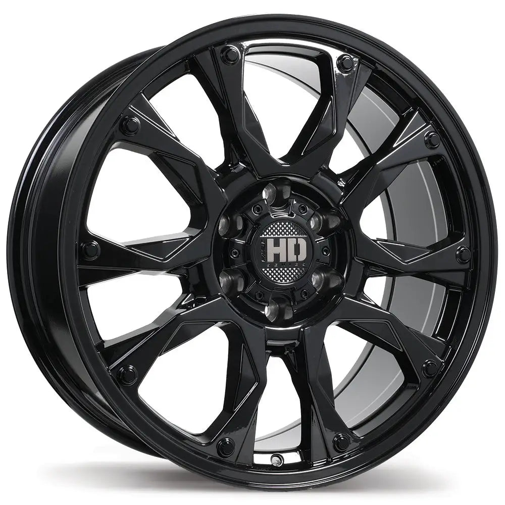 Fast HD Tactical 20x9.0 6x139.7mm ET28 CB106.1mm Gloss Black