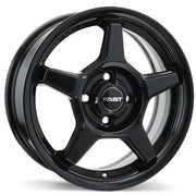 Fast Wheels Flair 15x6.0 4x100mm ET40 CB56.1mm Gloss Black
