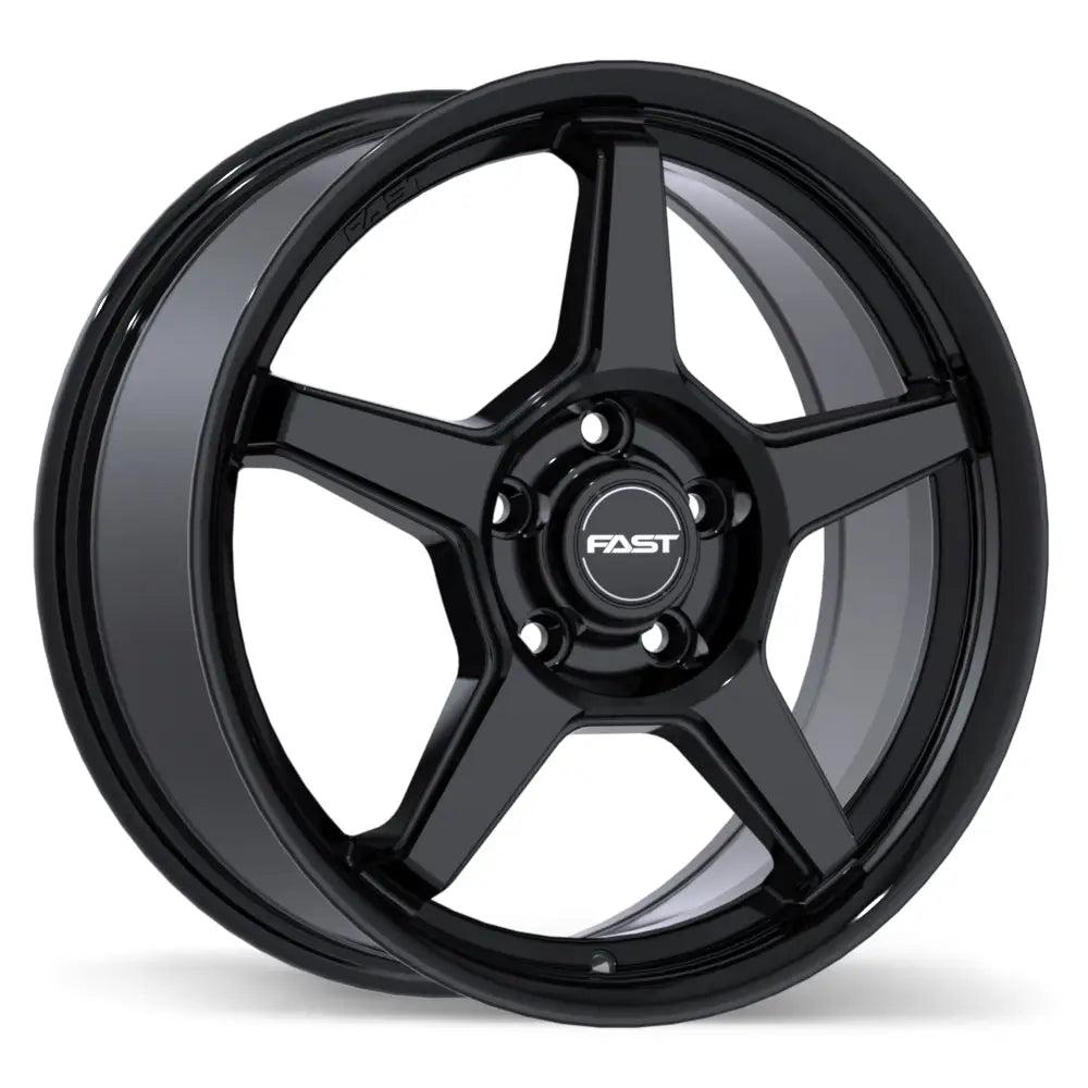 Fast Wheels Flair 17x7.0 5x114.3mm ET45 CB70.6mm Gloss Black
