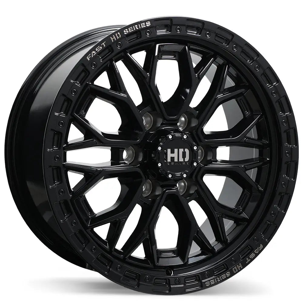 Fast HD Muramasa 17x8.0 6x139.7mm ET45 CB95.1mm Gloss Black