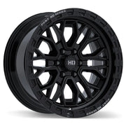 Fast HD Muramasa 17x9.0 6x114.3mm ET0 CB66.1mm Gloss Black