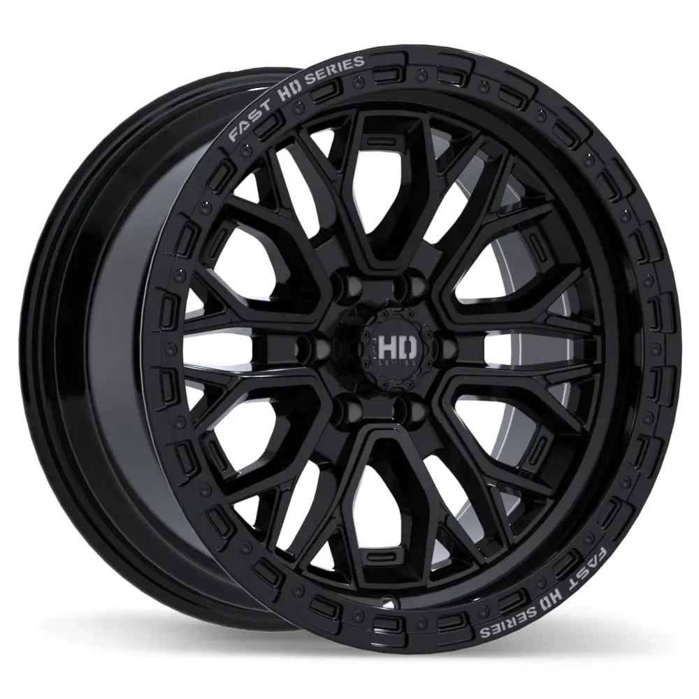 Fast HD Muramasa 17x9.0 6x114.3mm ET0 CB66.1mm Gloss Black