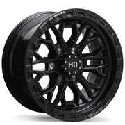 Fast HD Muramasa 17x9.0 6x139.7mm ET0 CB78.0mm Gloss Black