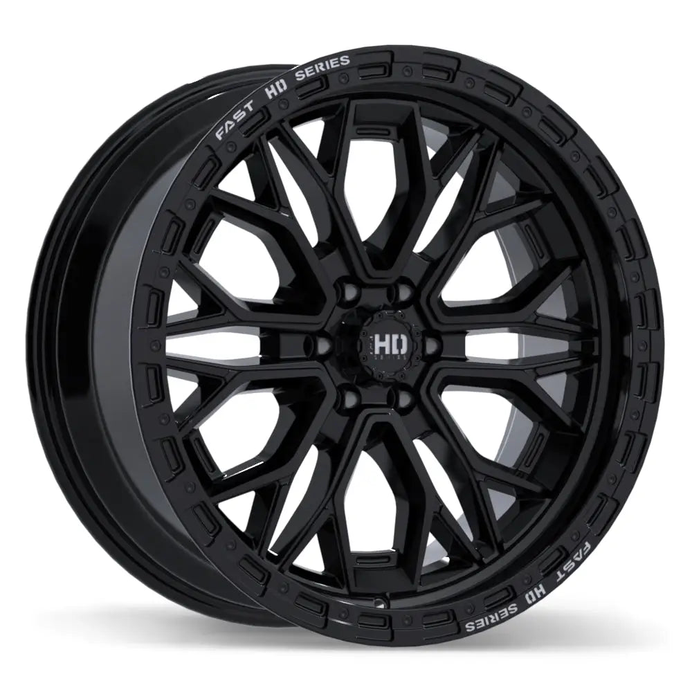 Fast HD Muramasa 20x9.0 6x114.3mm ET0 CB66.1mm Gloss Black