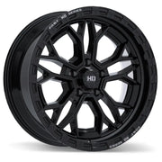 Fast HD Muramasa 20x9.0 5x127mm ET0 CB71.5mm Gloss Black