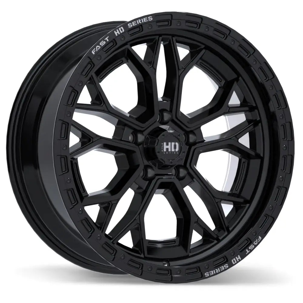 Fast HD Muramasa 20x9.0 5x127mm ET0 CB71.5mm Gloss Black
