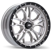 Fast HD Muramasa 20x9.0 5x127mm ET0 CB71.5mm Gloss Silver