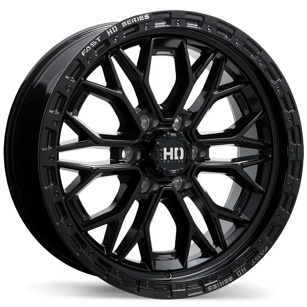 Fast HD Muramasa 20x9.0 6x139.7mm ET0 CB84.2mm Gloss Black
