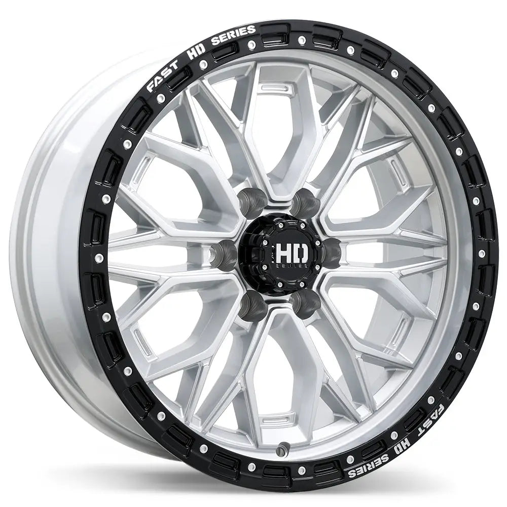 Fast HD Muramasa 20x9.0 6x139.7mm ET0 CB78.0mm Gloss Silver