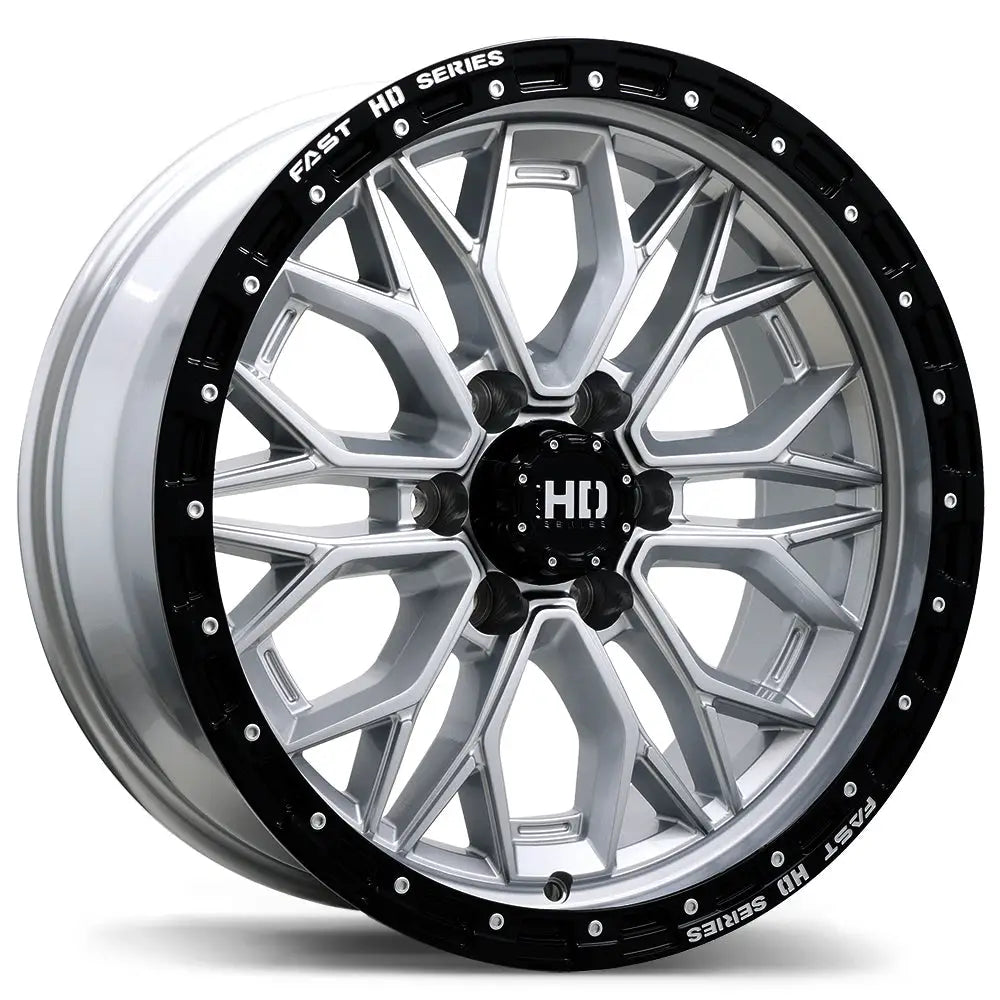 Fast HD Muramasa 20x9.0 6x139.7mm ET0 CB84.2mm Gloss Silver
