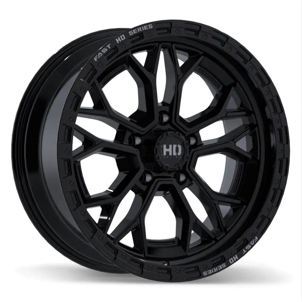 Fast HD Muramasa 20x9.0 5x139.7mm ET0 CB77.8mm Gloss Black