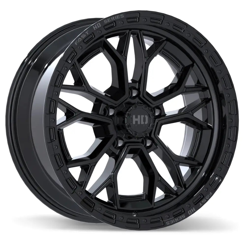 Fast HD Muramasa 20x9.0 5x139.7mm ET40 CB64.1mm Gloss Black
