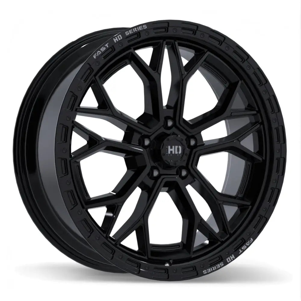 Fast HD Muramasa 22x9.0 5x127mm ET30 CB71.5mm Gloss Black