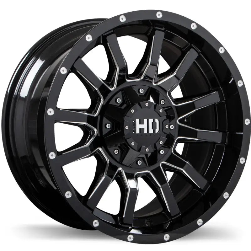 FAST HD TRAXX 20x10.0 8x180mm -15 125.0mm BLK / MIL