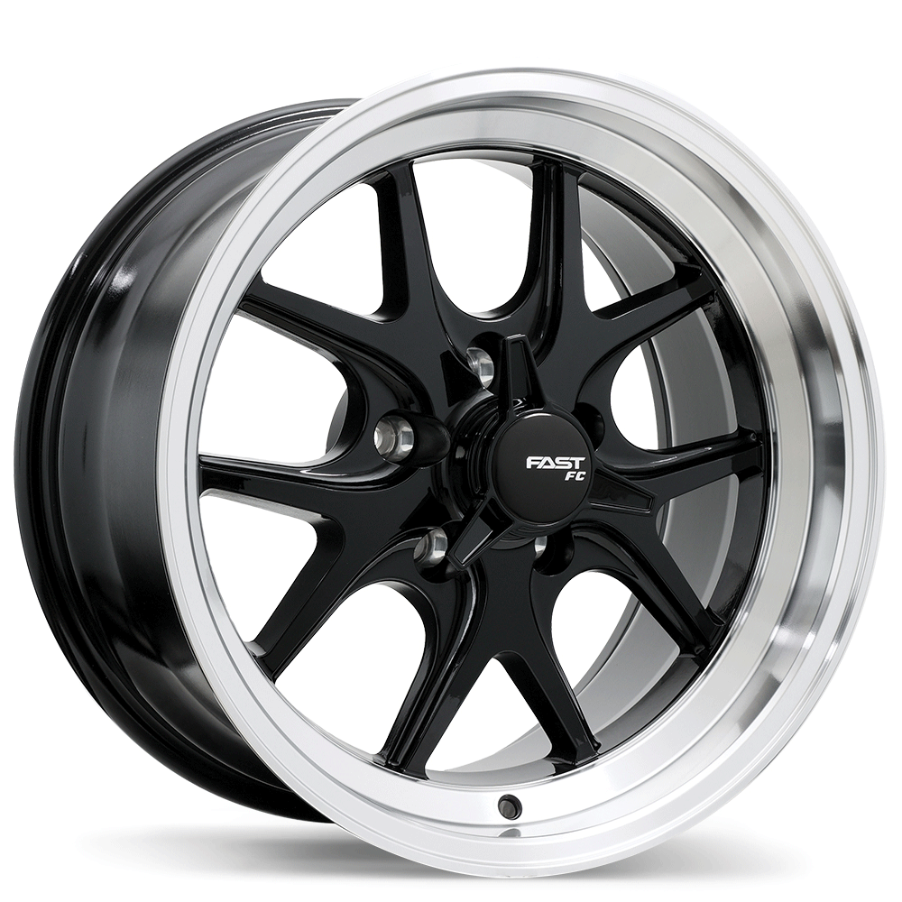 Fast Wheels FC04V 17x9.0 5x114.3mm ET5 CB71.5mm Gloss Black
