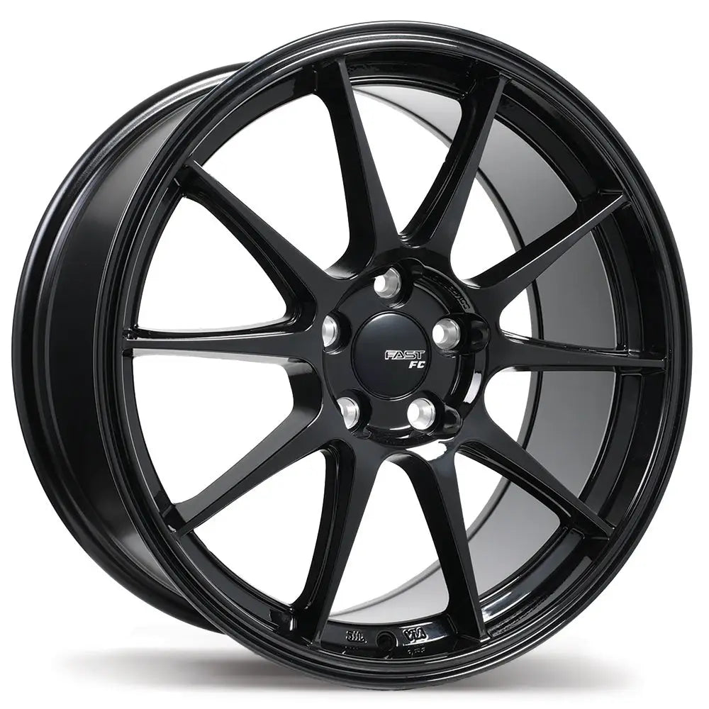 Fast Wheels FC08 19x9.0 5x114.3mm ET38 CB72.6mm Gloss Black