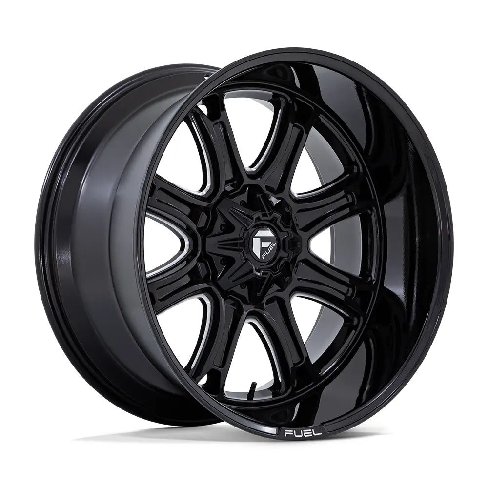 Fuel DARKSTAR 20X9.0 5x127/5x139.7 ET1 CB87.1mm Gloss Black