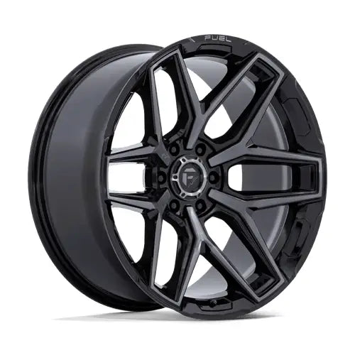 Fuel FLUX 18X9.0 6x139.7 ET20 CB106.1mm Gloss Black Brush