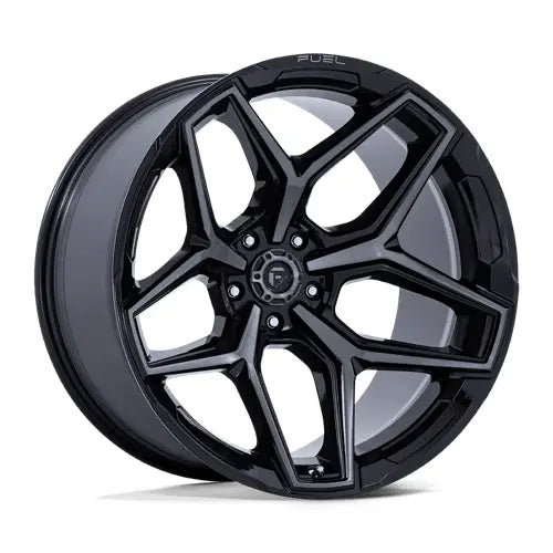 Fuel FLUX 20X10.0 5x127 ET-18 CB71.5mm Gloss Black Brush Fc