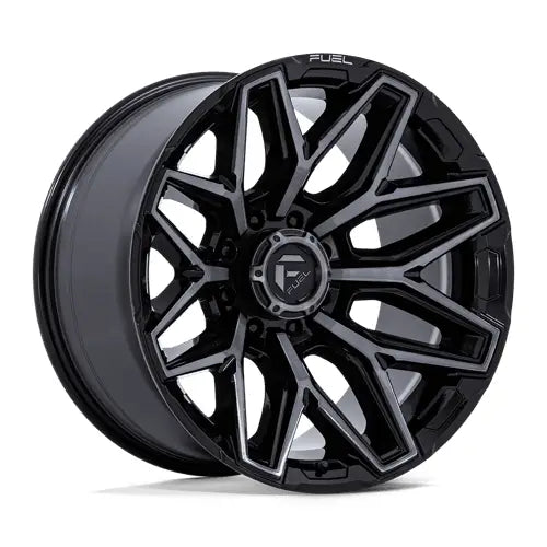 Fuel FLUX 20x9.0 8x165.1mm ET1 CB125.1mm Gloss Black