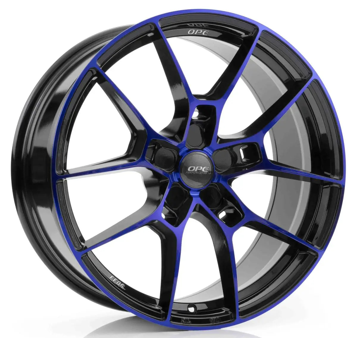 OPE FF06 18x10.0 5x112 66.6 ET25 Hyper Tint Blue