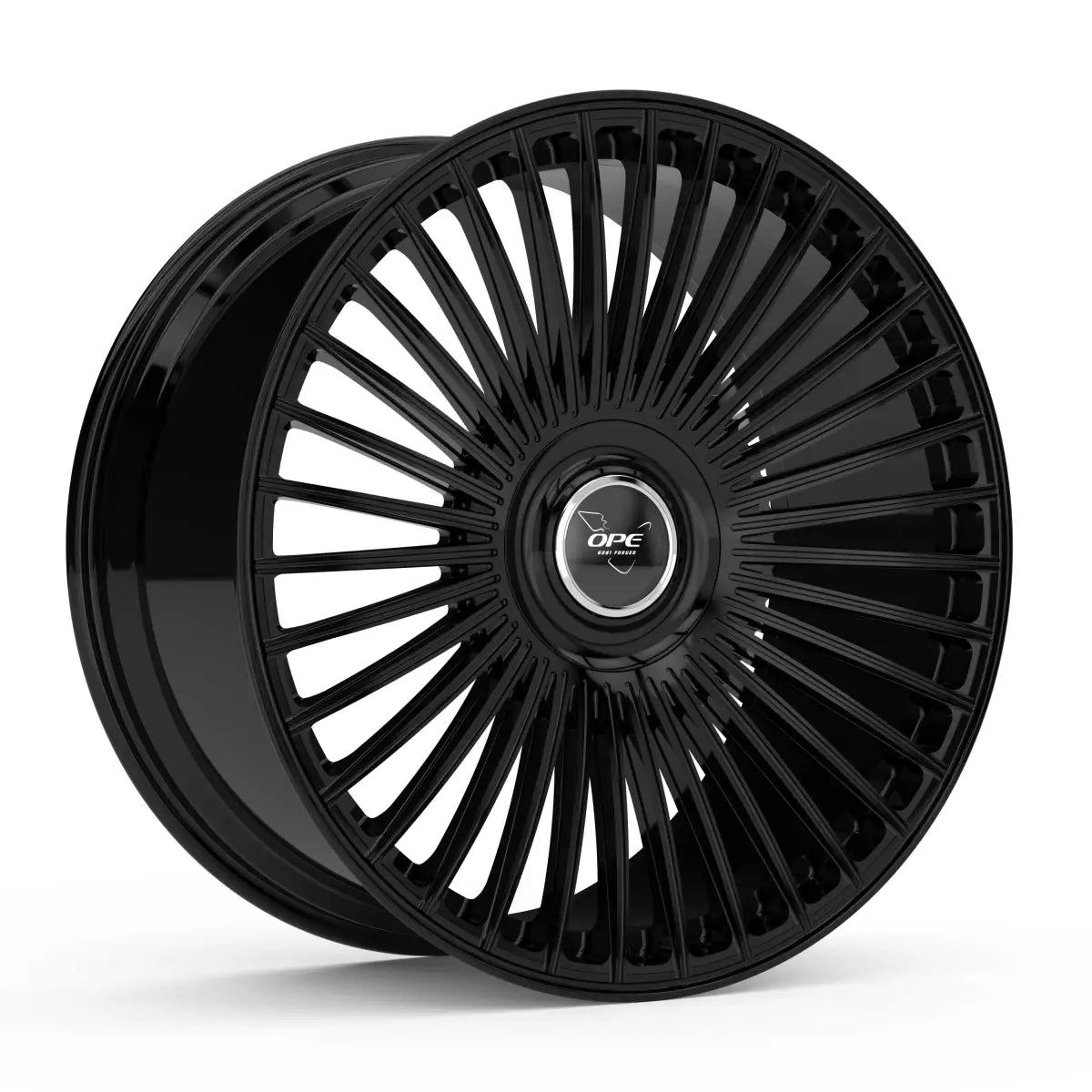 OPE FLX01 20x9.5 5x112mm ET30 CB66.6mm Gloss Black