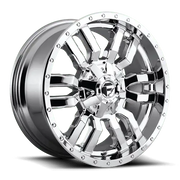 Fuel D631 SLEDGE 20X9.0 8x165.1 ET1 CB125.1mm Chrome Plated