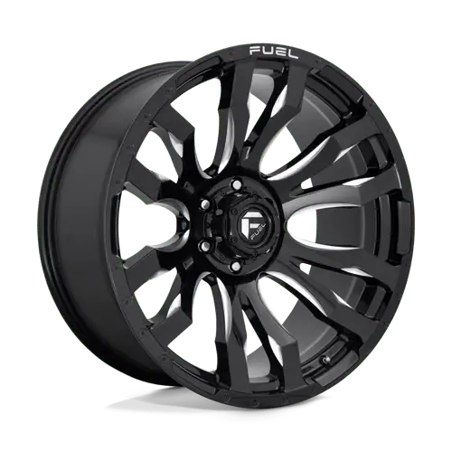 Fuel D673 BLITZ 20X9.0 5x127 ET1 CB71.5mm Gloss Black Milled