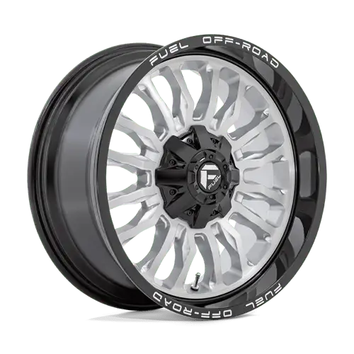 Fuel D798 ARC 22X10.0 8x180 ET-18 CB124.2mm Silver Brushed