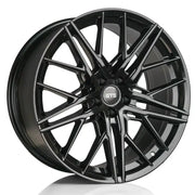 GTS G512 20x10 ET20 5X112 CB66.5 Gloss Black Cone