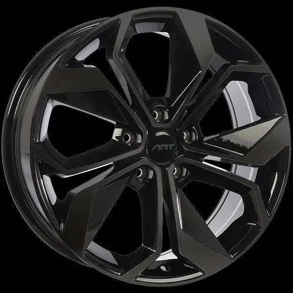 Replica 309 16x6.5 ET45 57.1 Gloss Black / Continental