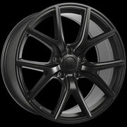 Replica R140 20x9 ET34 71.5 Satin Black / Michelin X Ice
