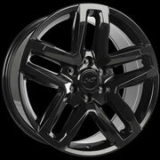 Replica Peak 17x8 ET35 71.5 Gloss Black / Michelin X Ice