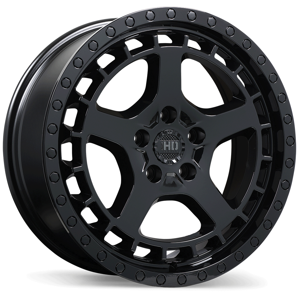 Fast HD Overland 18x8.0 ET45 CB71.5 Gloss Black
