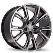 Replika R148B 18x8.0 ET34 CB71.5 Dark Hyper Silver