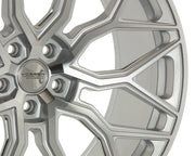Vossen HF-2 22X10.5 / 5X120 / ET38 / Deep / 72.56 - Silver