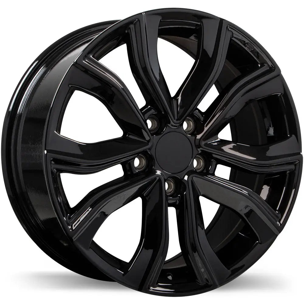 R256 17x7.5 ET45 64.1 Direct Fit Black / Michelin X Ice