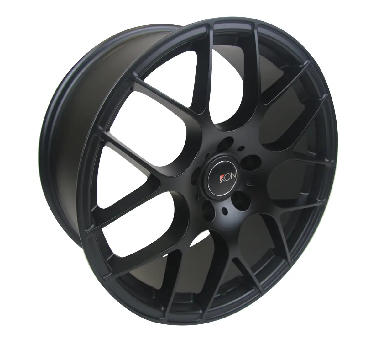 IKON IK86 18x8 ET35 CB 66.5 Satin Black / Michelin X Ice