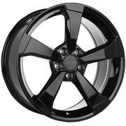 Replica R191 18x8 ET40 CB 57.1 Gloss Black / Michelin X Ice