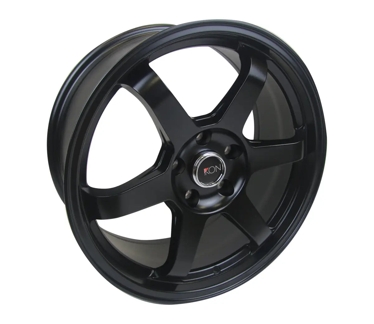TE37 Style 18x8 ET35 CB 66.6 Satin Black / Michelin X Ice