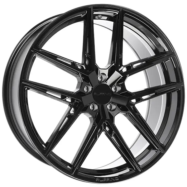 DAI Central 20x8.5 ET35 73.1 Gloss Black / Continental