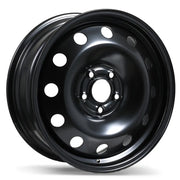 Steel Wheel 17x7.0 5x114.3mm + 48 67.1mm BLK